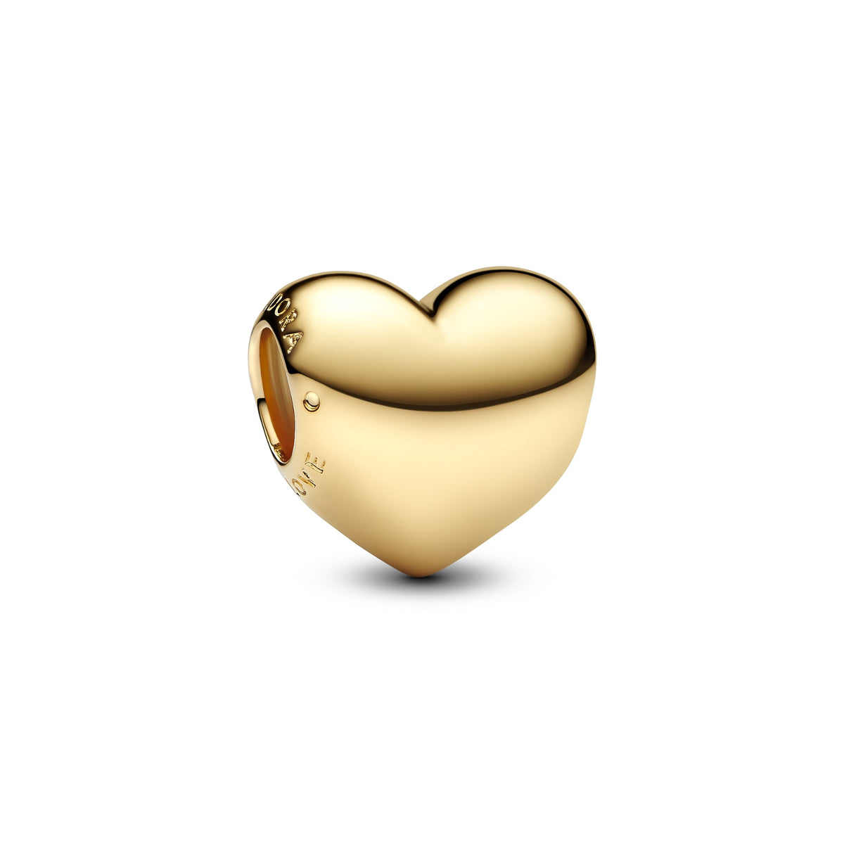 Pandora Be Love Graveerbare Hart Bedel goudverguld