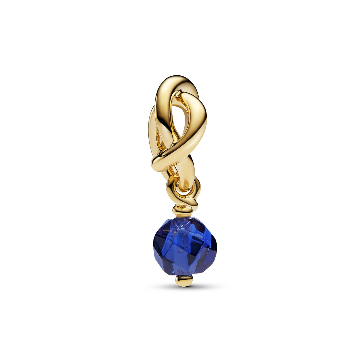 Pandora Zeeblauwe Oneindigheidscirkel Hangende Bedel goudverguld 763462C09