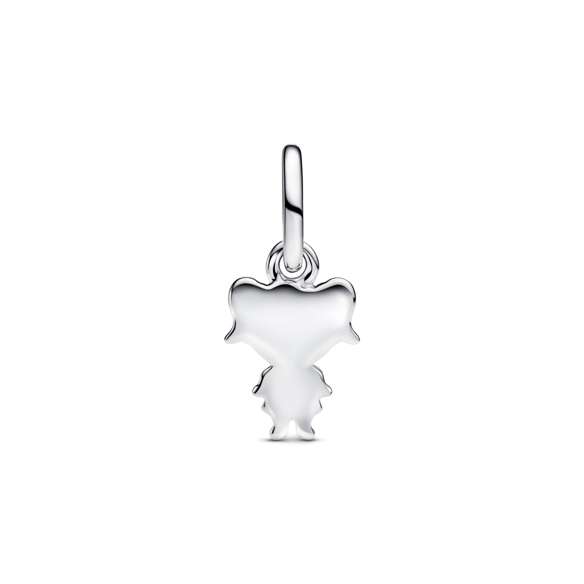 Pandora Hangende bedel met happy girl bicolor zilver en goudverguld 763601C00