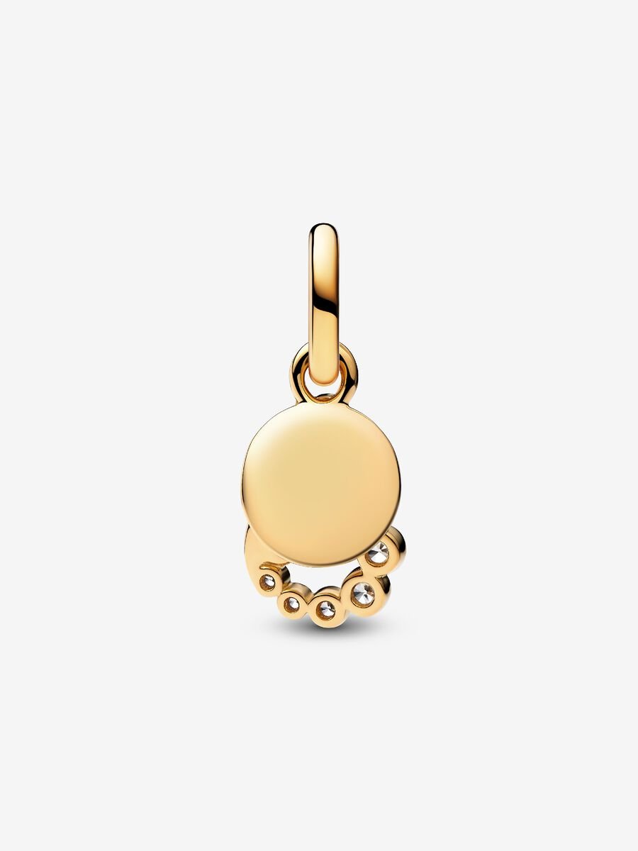 Pandora Zonsopgang Medaillonbedel goudverguld medallion - 763891C01