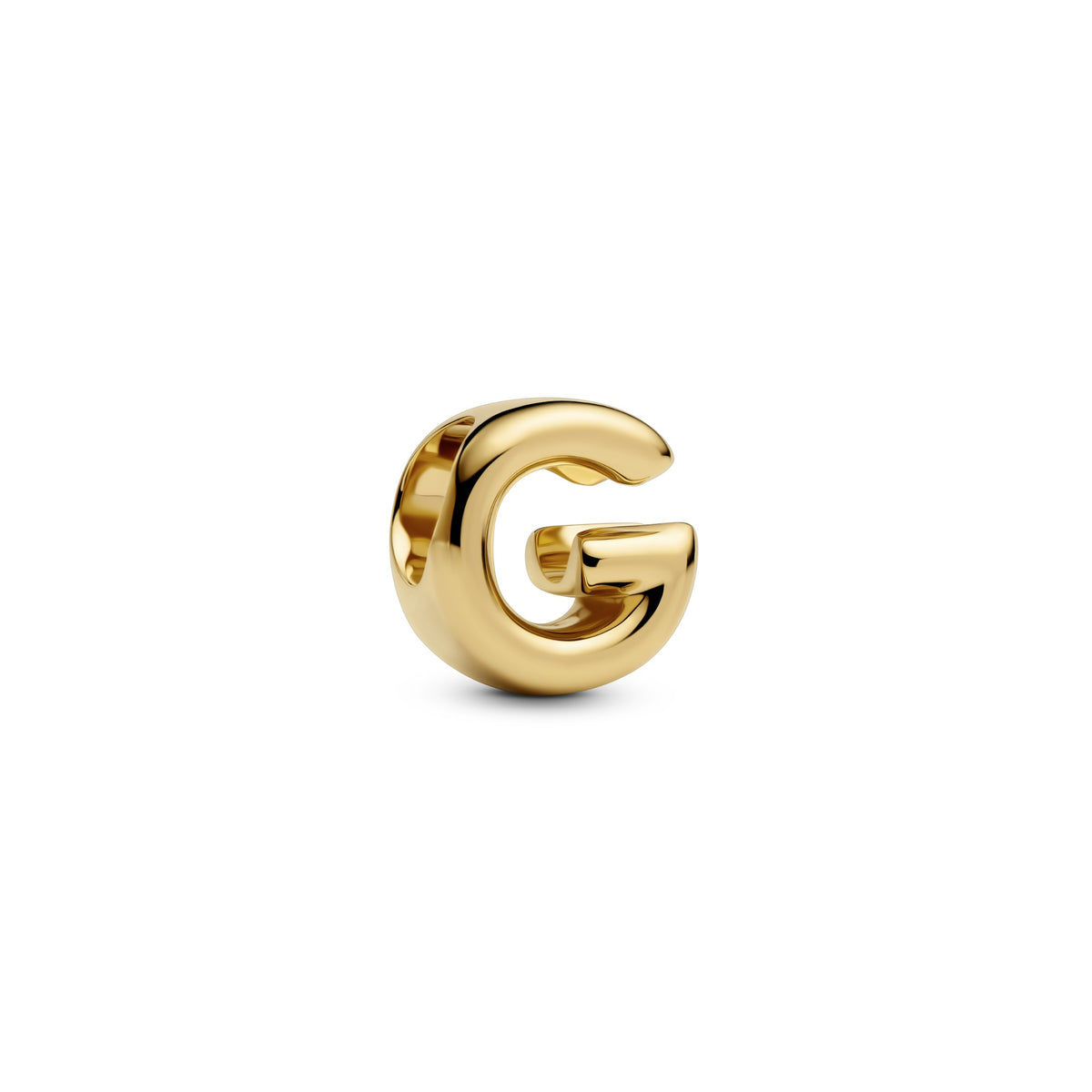 Pandora Letter G Alfabetbedel goudverguld