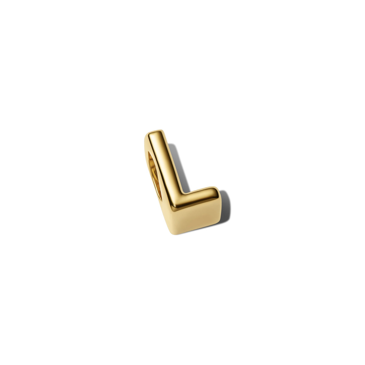 Pandora Letter L Alfabetbedel goudverguld 763958C00
