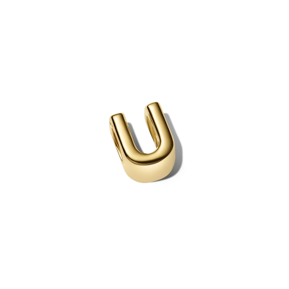 Pandora Letter U Alfabetbedel goudverguld 763967C00