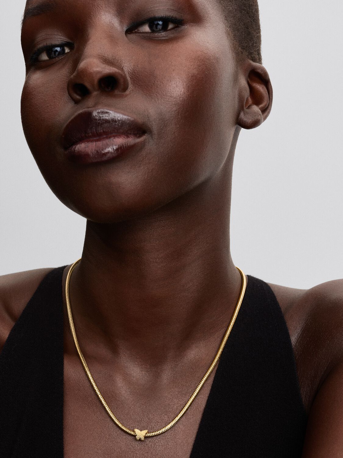 Pandora Minibedel getextureerde vlinder 764046C00