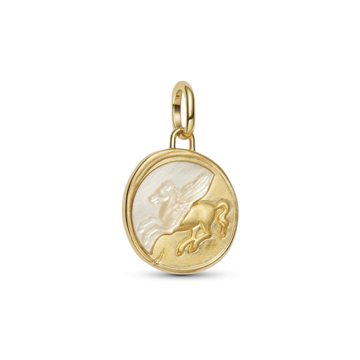 Pandora Medaillonbedel Pegasus goudverguld