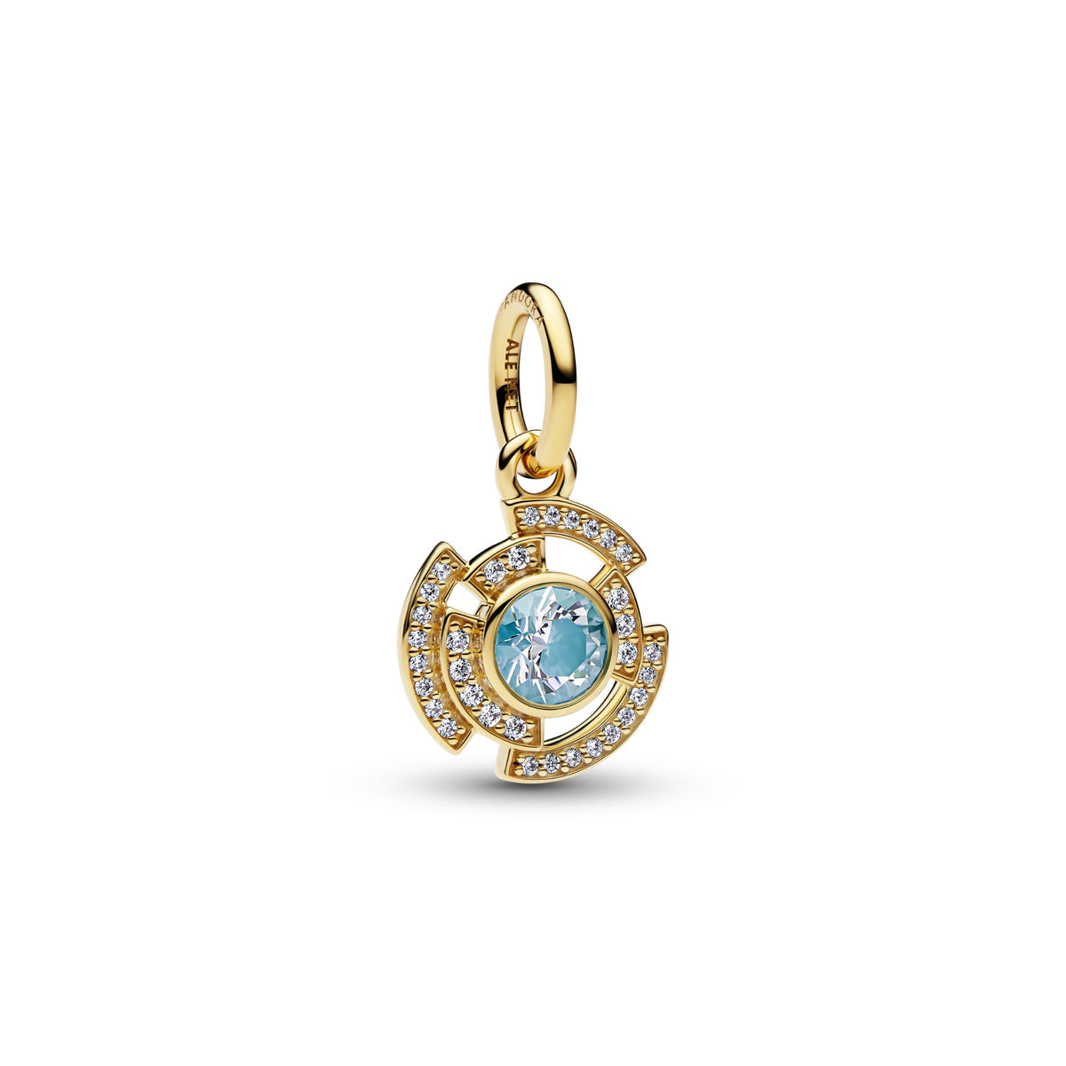 Pandora Marvel Iron Man Arc Reactor Hangende Bedel goudverguld