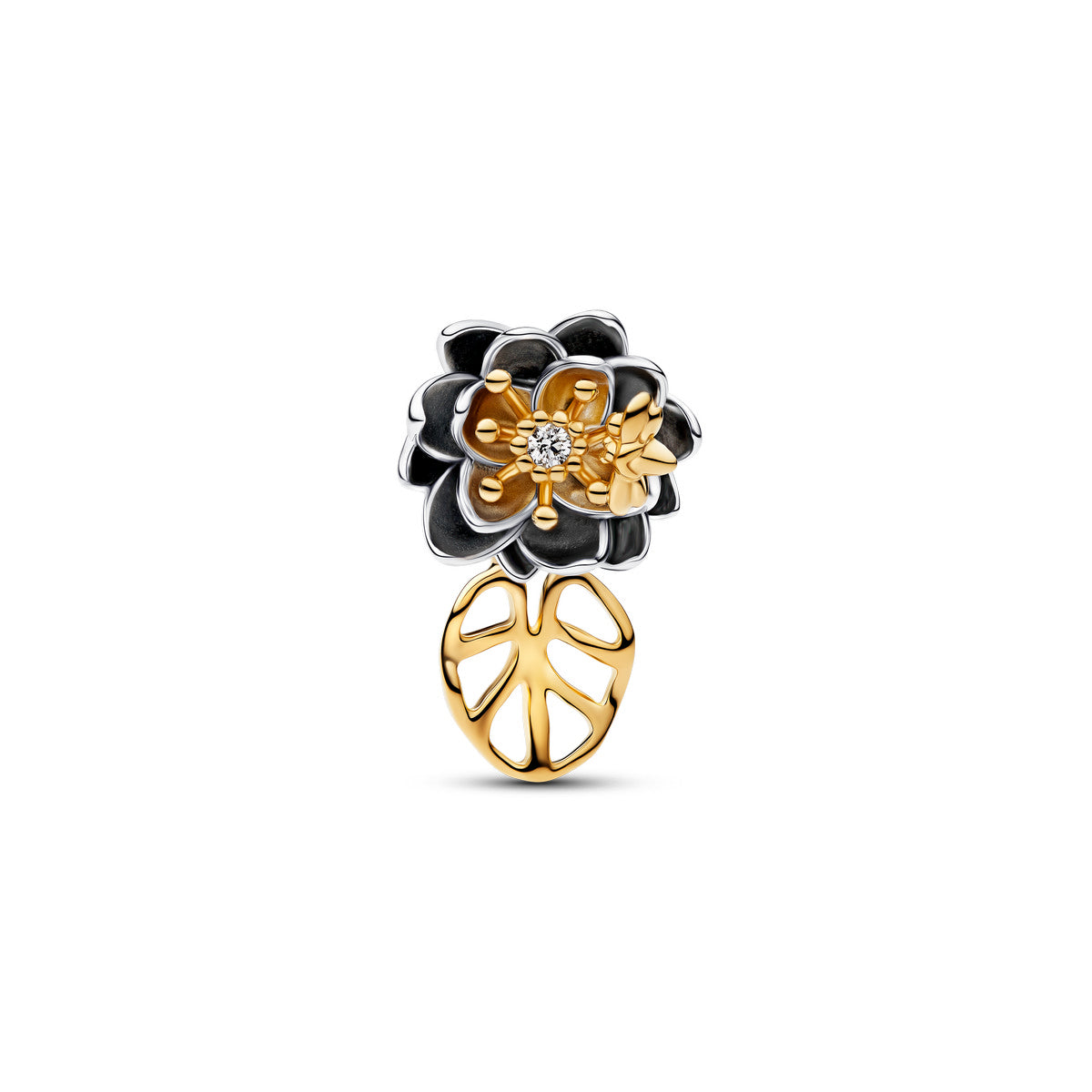 Pandora Sieraad bicolor zilver en goudverguld bedel - 764326C01