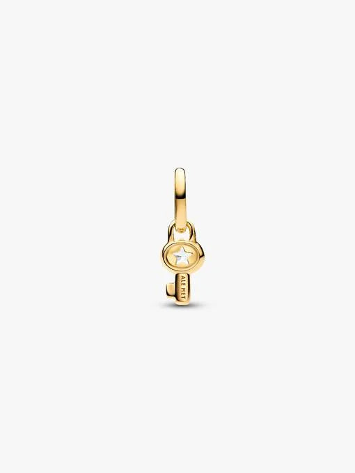 Pandora Sleutel Mini Hangende Bedel goudverguld - 764339C01