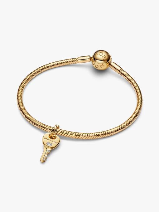 Pandora Sleutel Hangende Bedel goudverguld - 764347C01