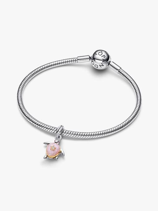 Pandora Sieraad bicolor zilver en goudverguld bedel - 764432C01