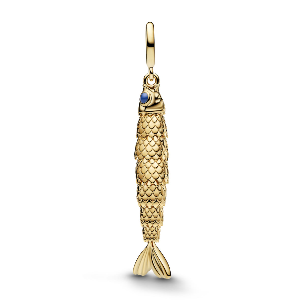 Pandora Beweegbare Vis Hangende Bedel goudverguld 764686C01