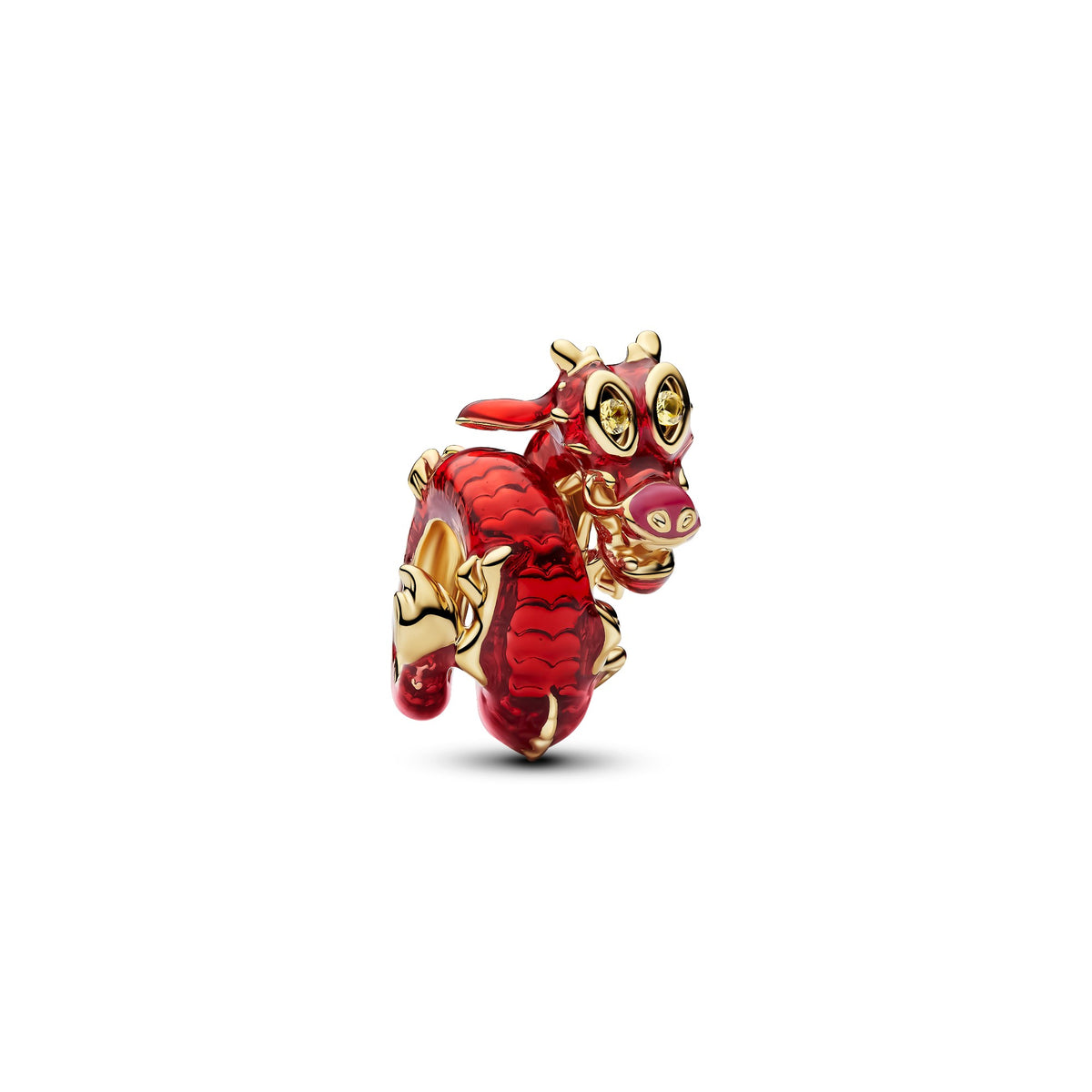 Pandora Disney Mulan Mushu Bedel goudverguld