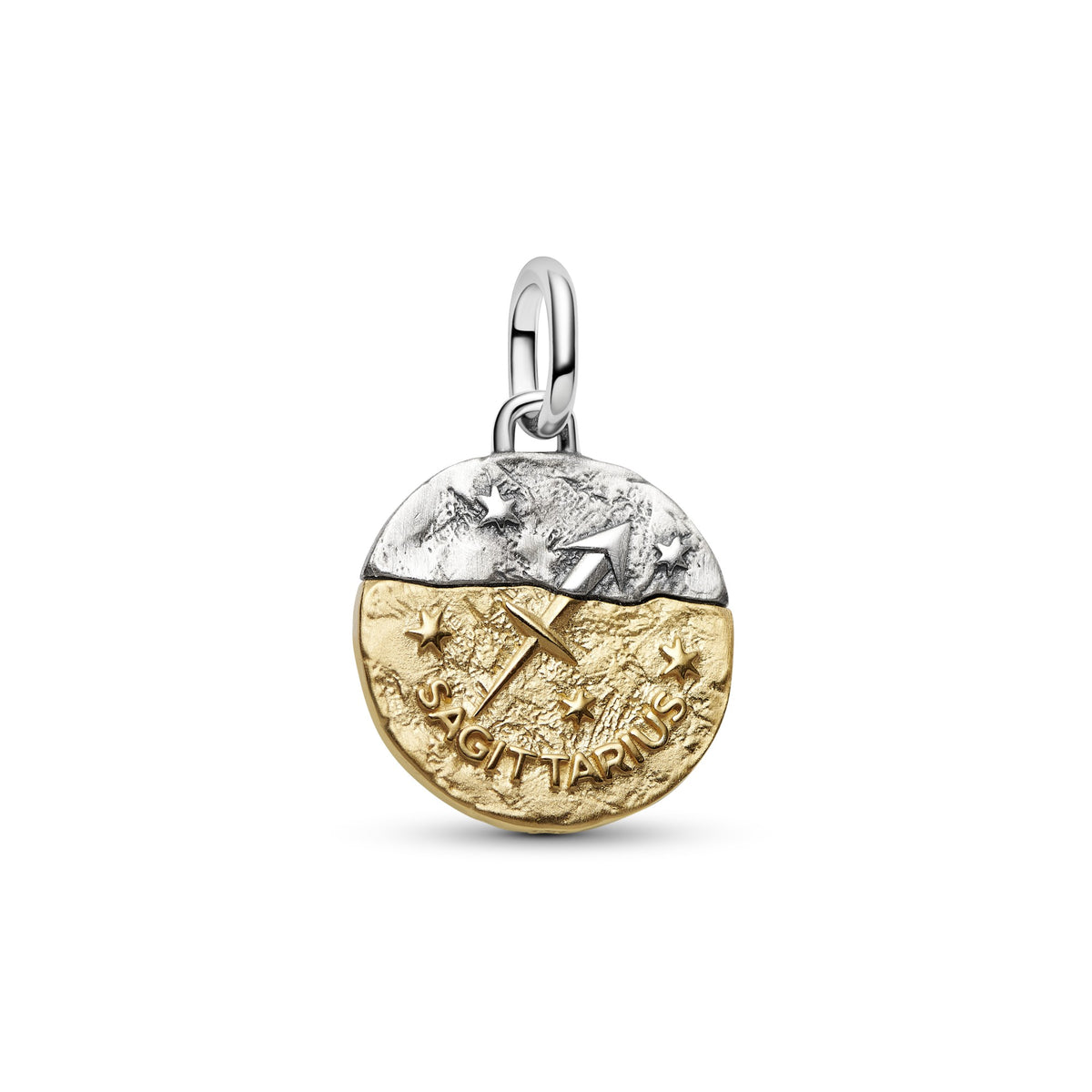 Pandora Dierenriem Boogschutter Medaillonbedel bicolor zilver en goudverguld 764988C01