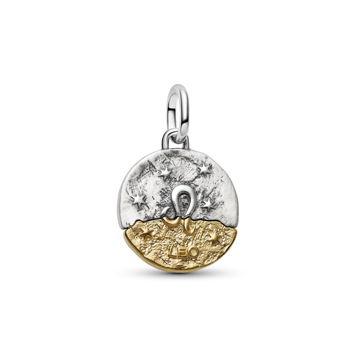 Pandora Dierenriem Leeuw Medaillonbedel bicolor zilver en goudverguld 764994C01