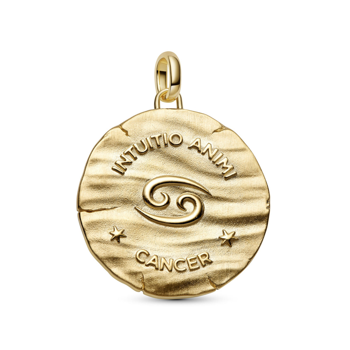 Pandora Kreeft Dierenriem Oversized Medaillonbedel bicolor zilver en goudverguld 765001C01