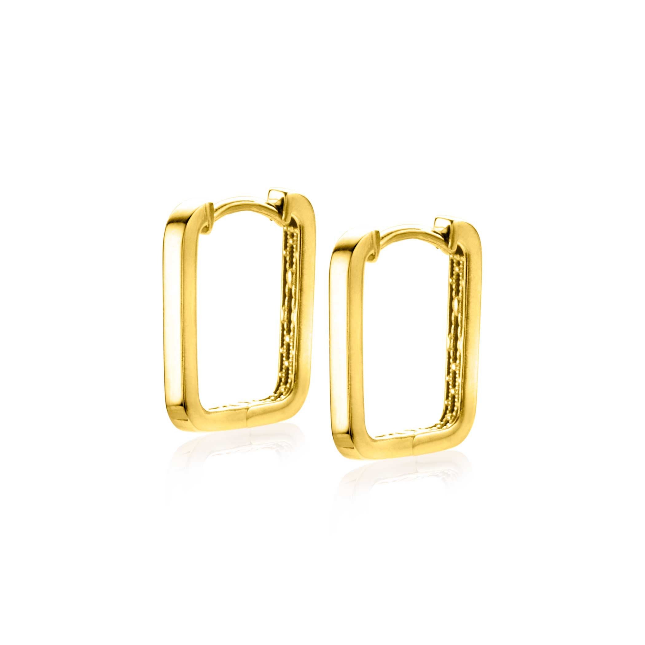 ZINZI 14K Gouden Oorbellen ZGO425 16mm