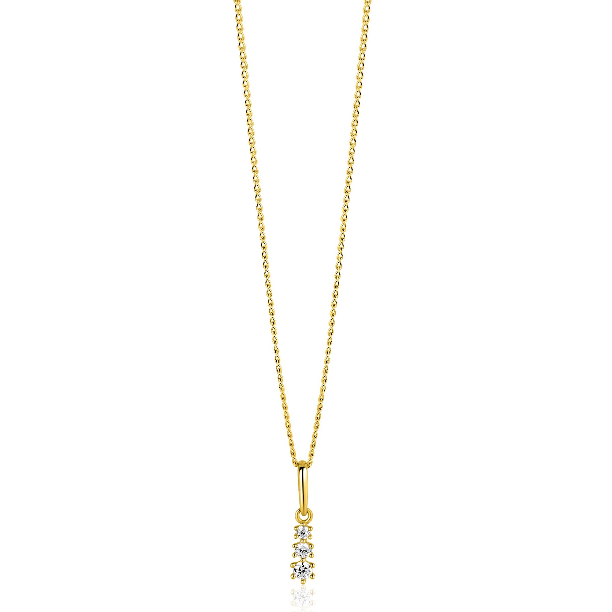 ZINZI 14K Gouden Hanger ZGH543 wit