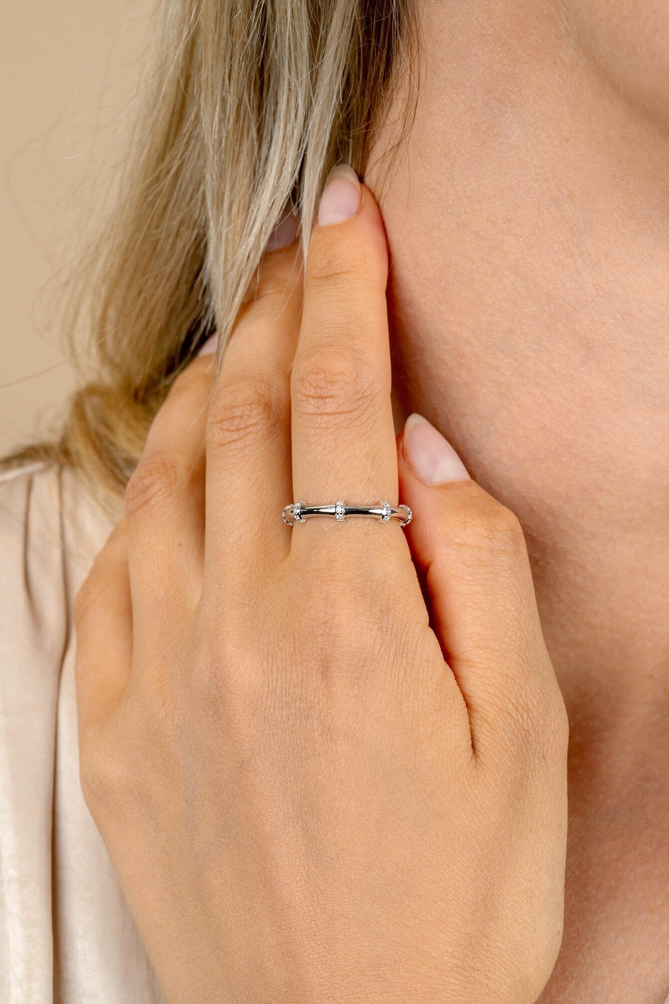 ZINZI Zilveren Ring met Witte Zirkonia - ZIR2687