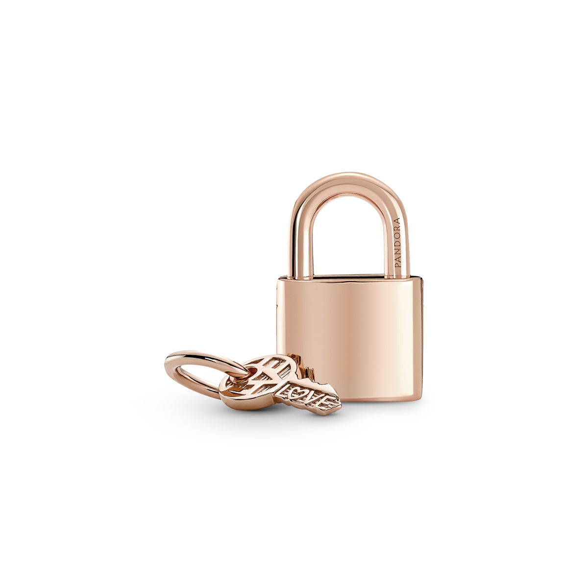 Pandora Hangslot & Sleutel Hangende Bedel roségoudverguld 780088C01