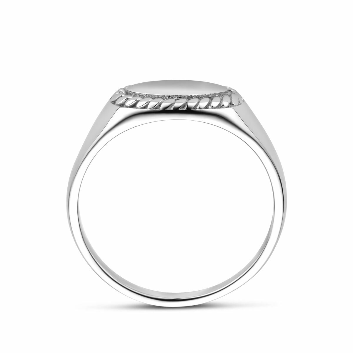Fantasy Collection Graveerring ovaal zilver