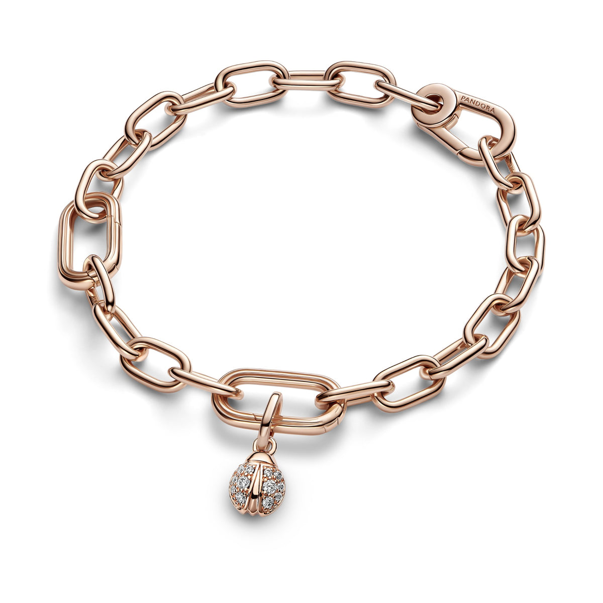 Pandora Lieveheersbeestje Hangende Bedel roségoudverguld 783043C01