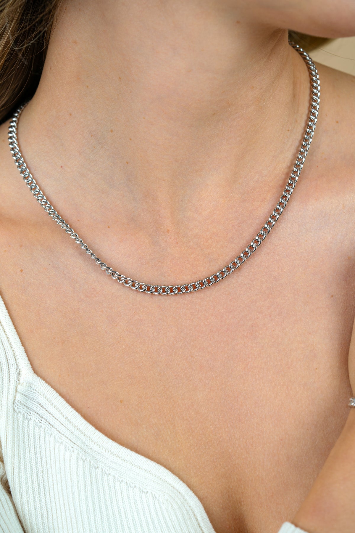 ZINZI Zilveren Ketting ZIC1414