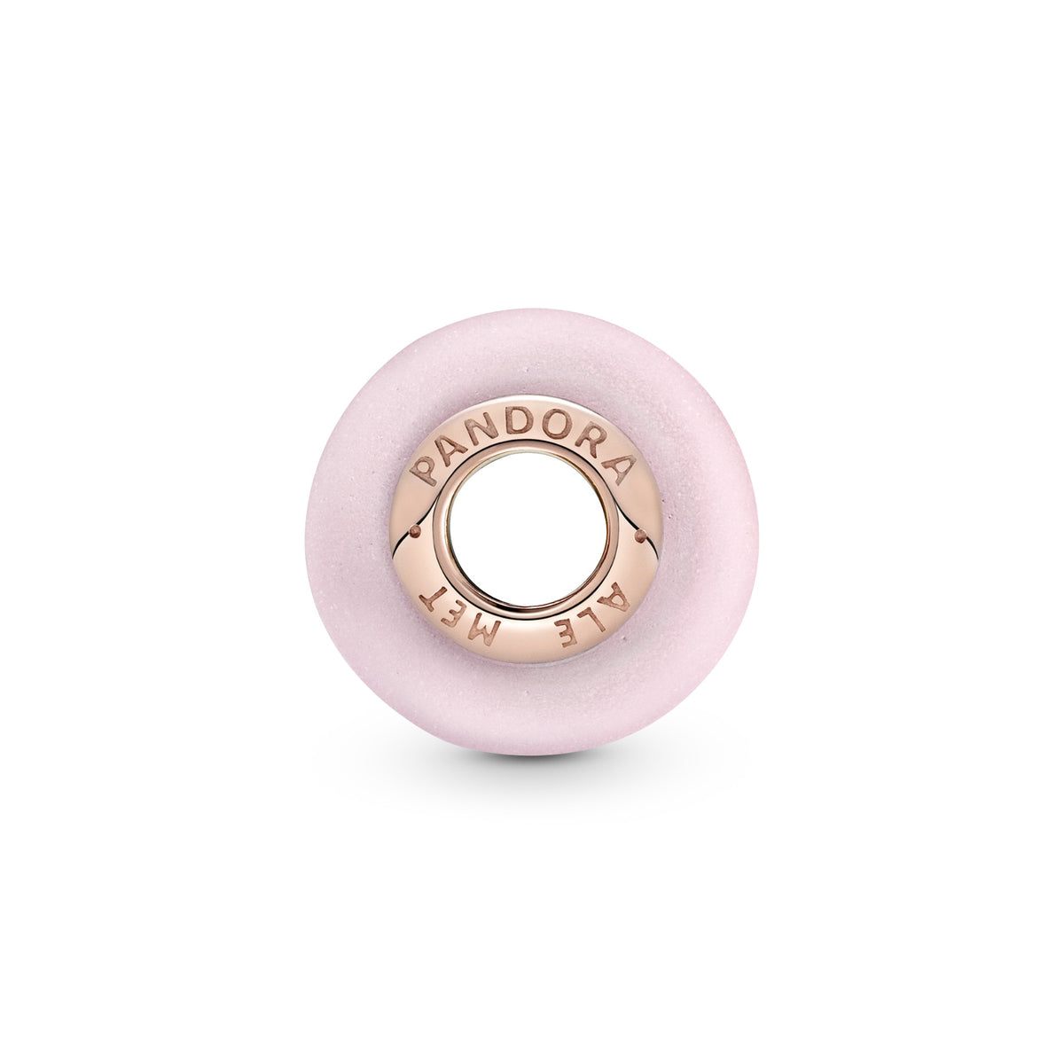 Pandora Bedel Mat Roze Muranoglas roségoudverguld 789421C00