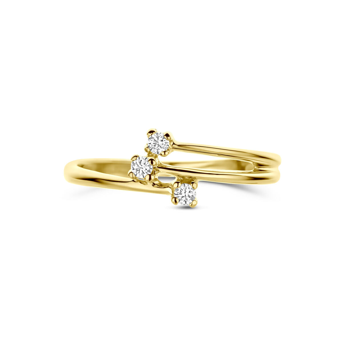 Fantasy Collection Ring zirkonia 14K geelgoud