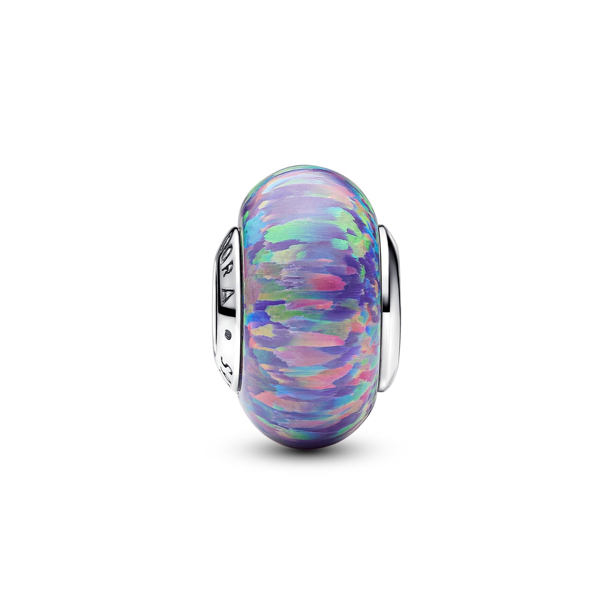 Pandora Opalescent Paarse Bedel zilver 791691C05