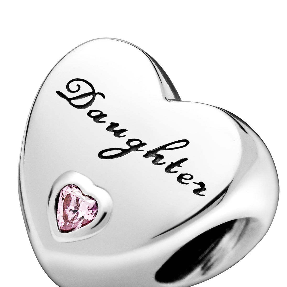 Pandora Dochter Hart Bedel zilver 791726PCZ