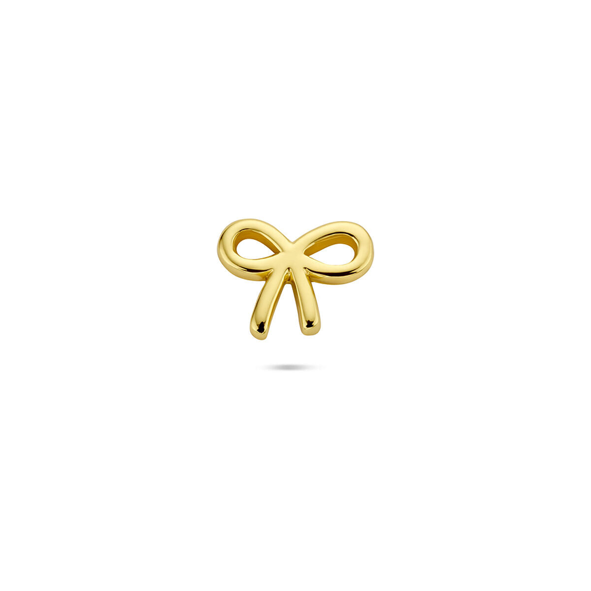 Fantasy Collection Flat back piercing strik 6,5 mm 1 micron zilver verguld