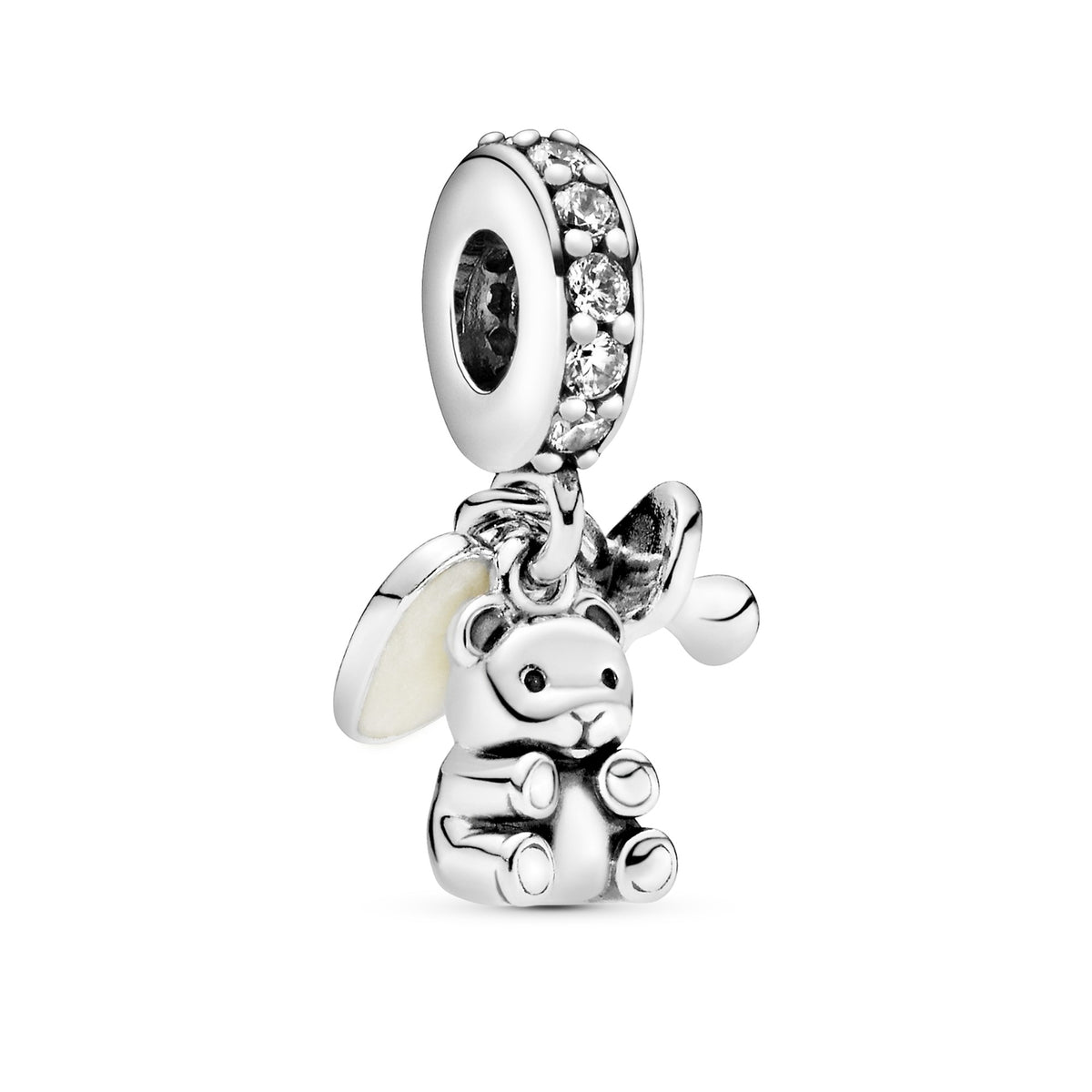 Pandora Baby Teddybeer Hangende Bedel zilver