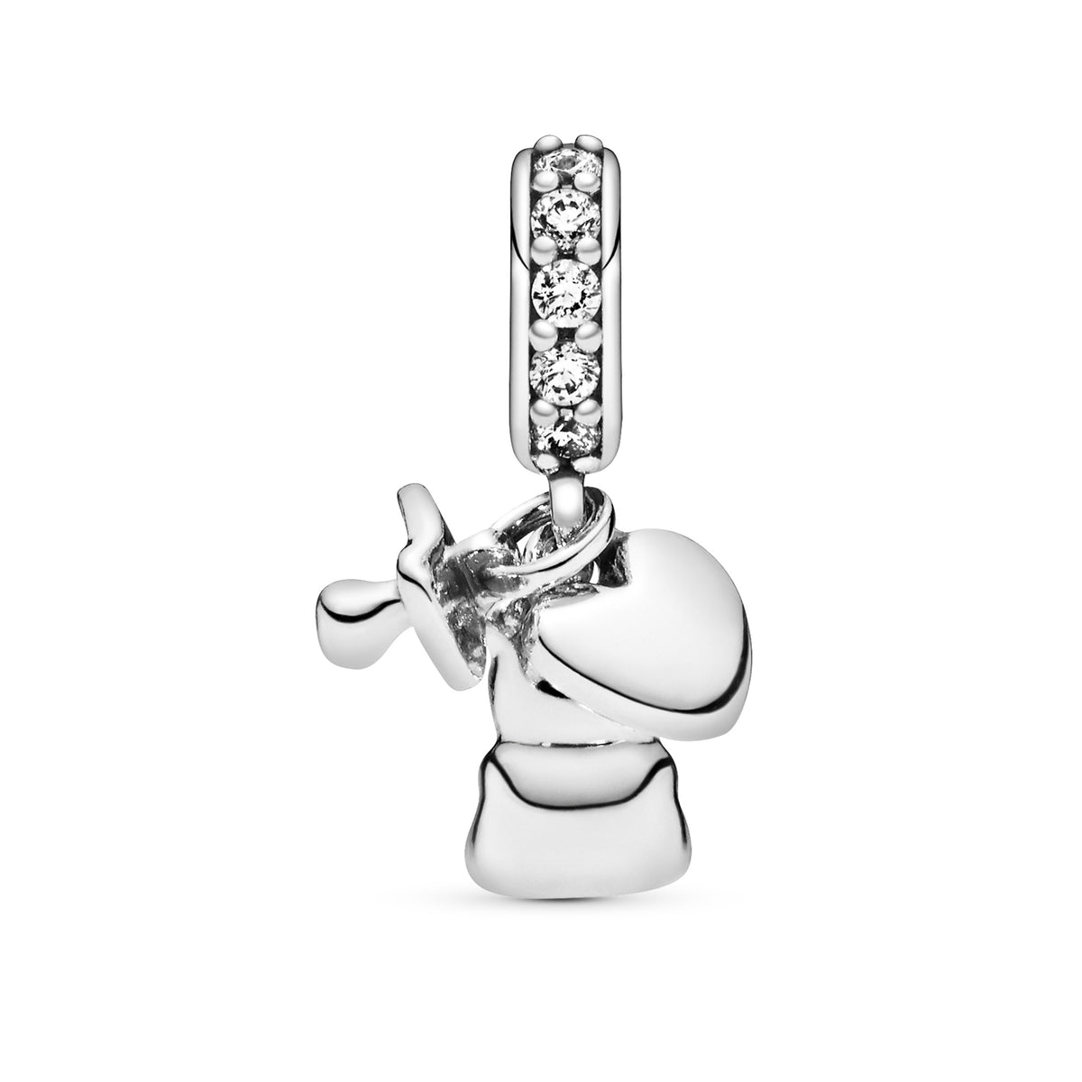 Pandora Baby Teddybeer Hangende Bedel zilver 792100CZ