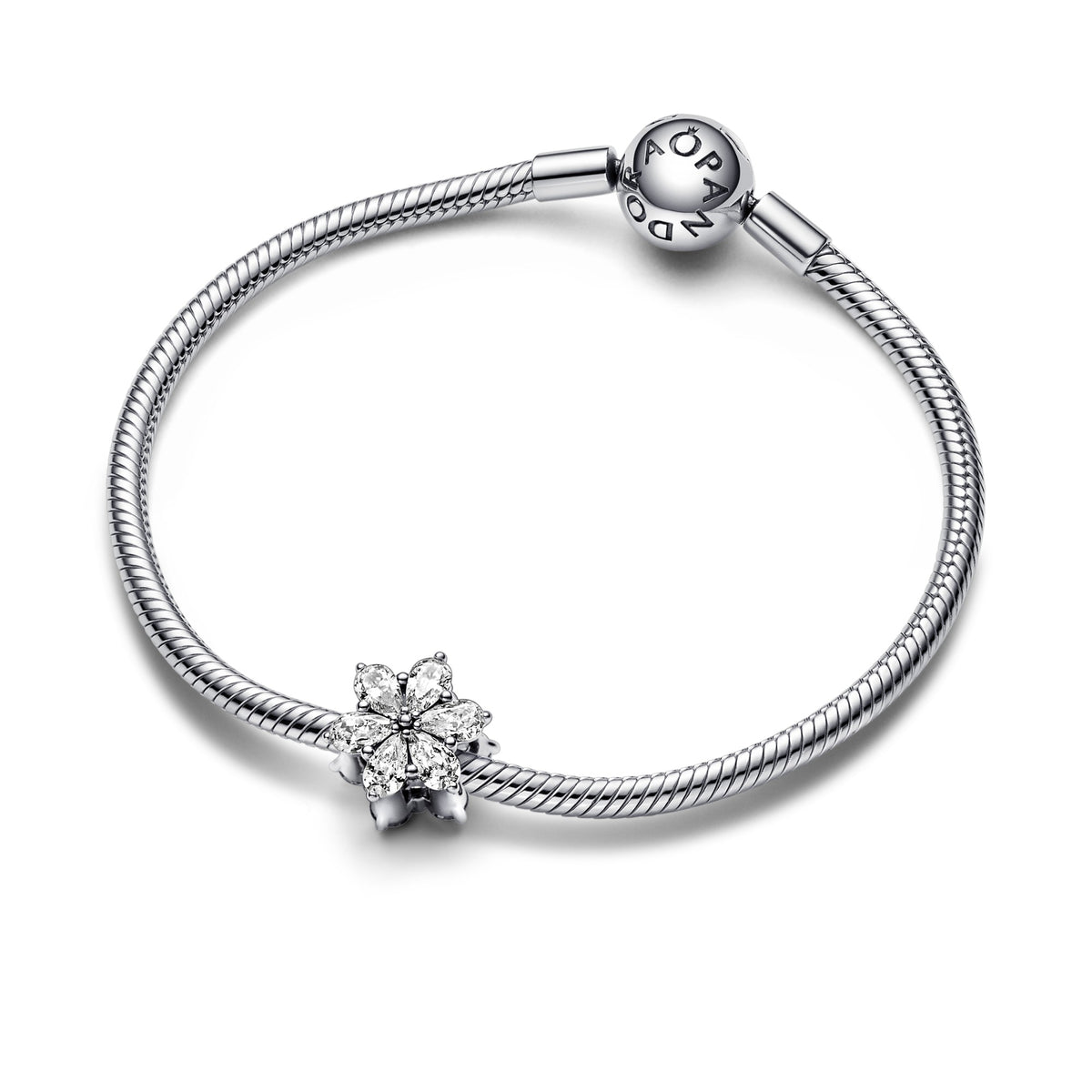 Pandora Sparkling Herbarium Cluster Bedel zilver 792623C01