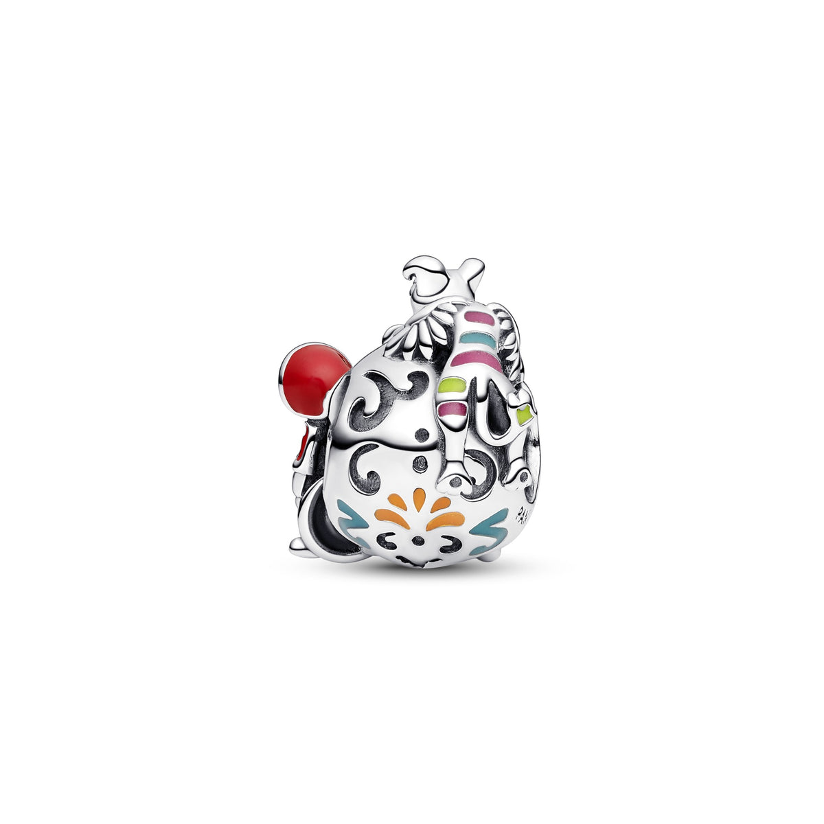 Pandora Disney Pixar Coco Miguel & Dante schedel Glow-in-the-dark Bedel zilver 792817C01