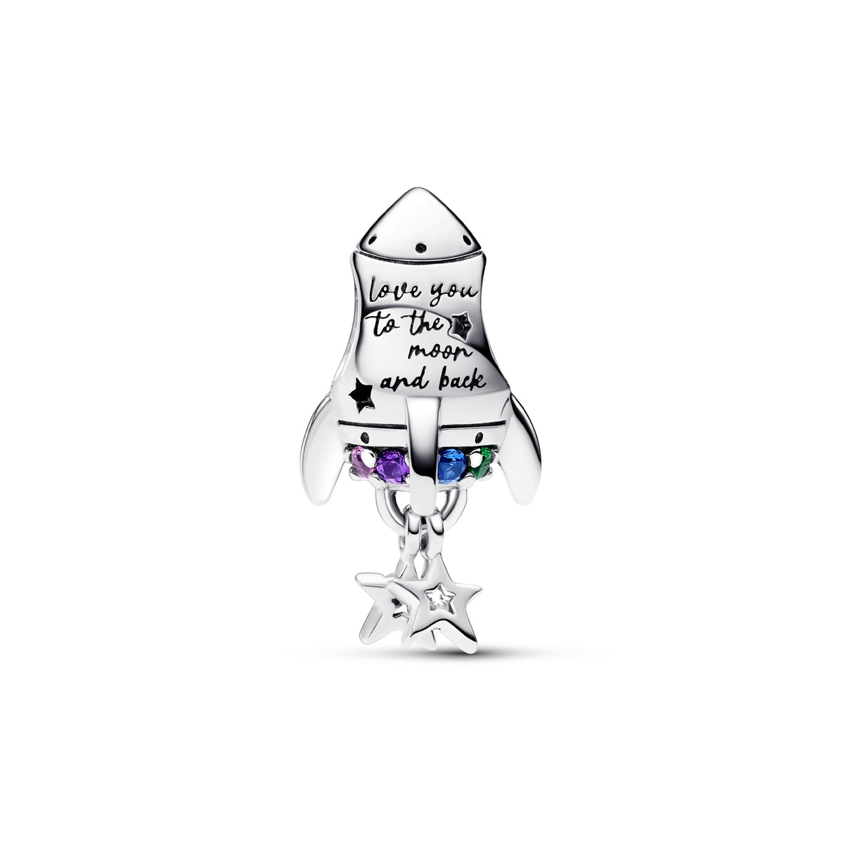 Pandora Space Love Rocket Bedel zilver 792831C01