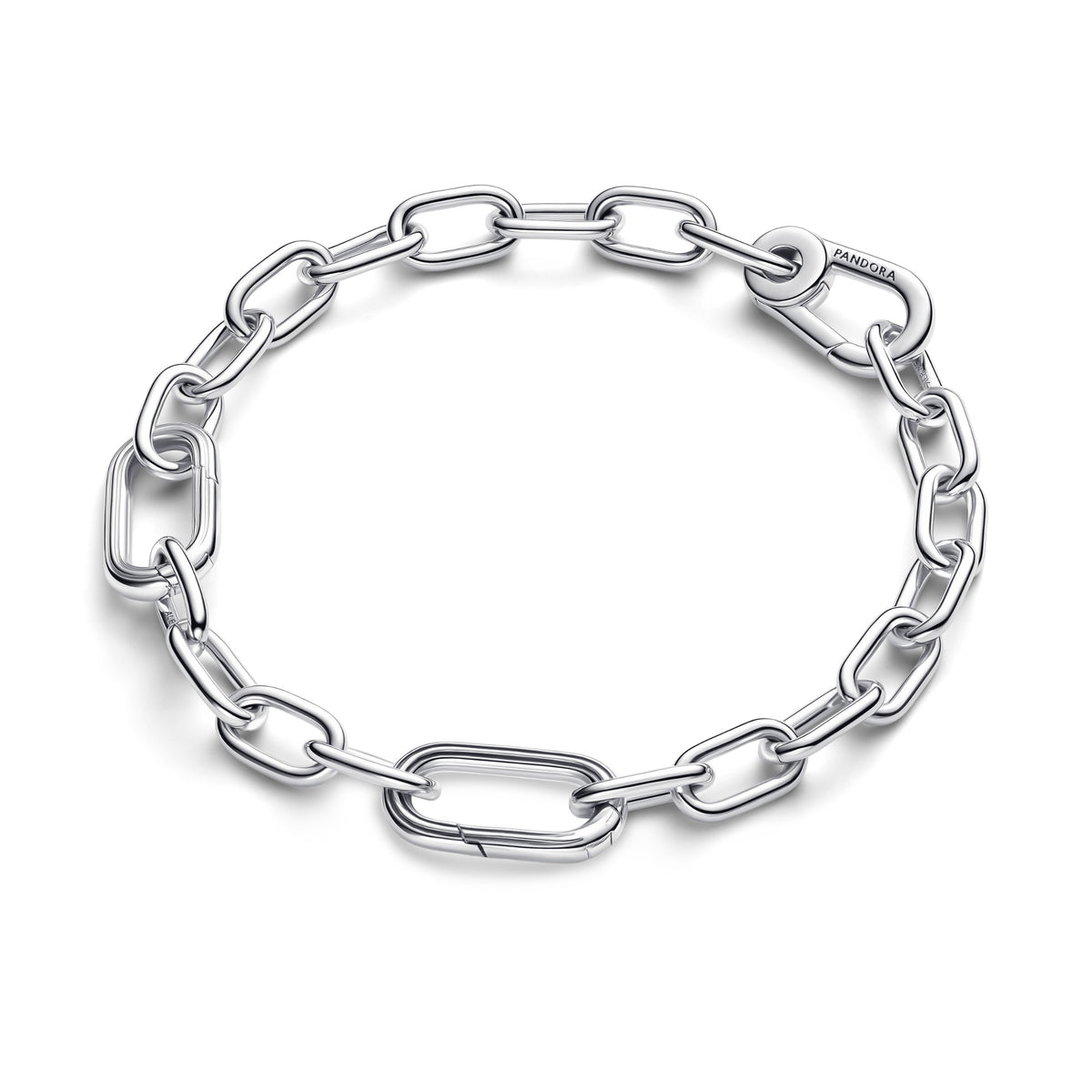 Pandora ME Rechthoekige Openbare Schakel zilver 793033C00