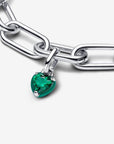 Pandora ME Groene Paarse Chakra Hart Mini Hangende Bedel 793042C03 - PansiteNederland.nl