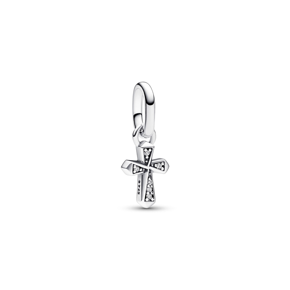 Pandora ME Sparkling Cross Mini Hangende Bedel zilver