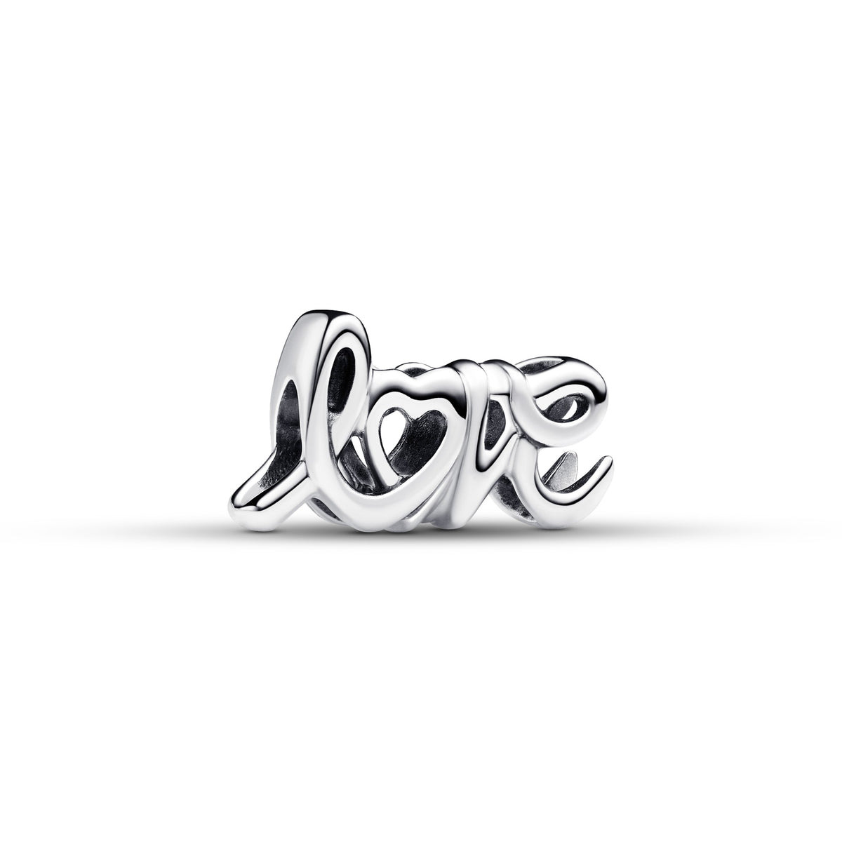 Pandora Bedel love handgeschreven zilver