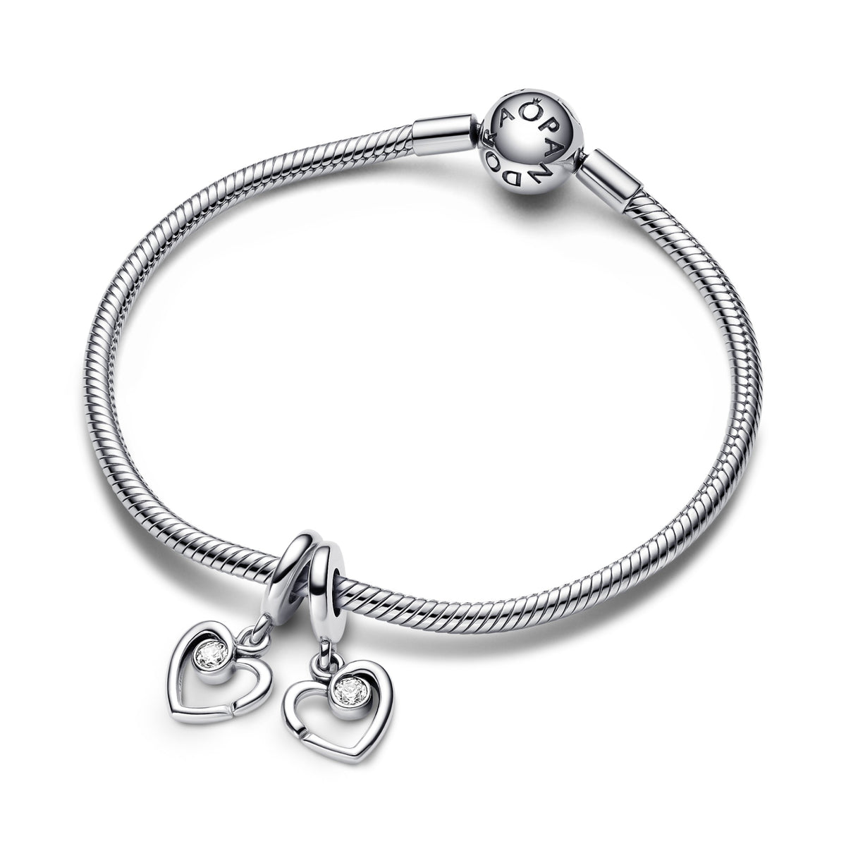 Pandora Forever & Always Deelbare Hangende Bedel zilver 793232C01