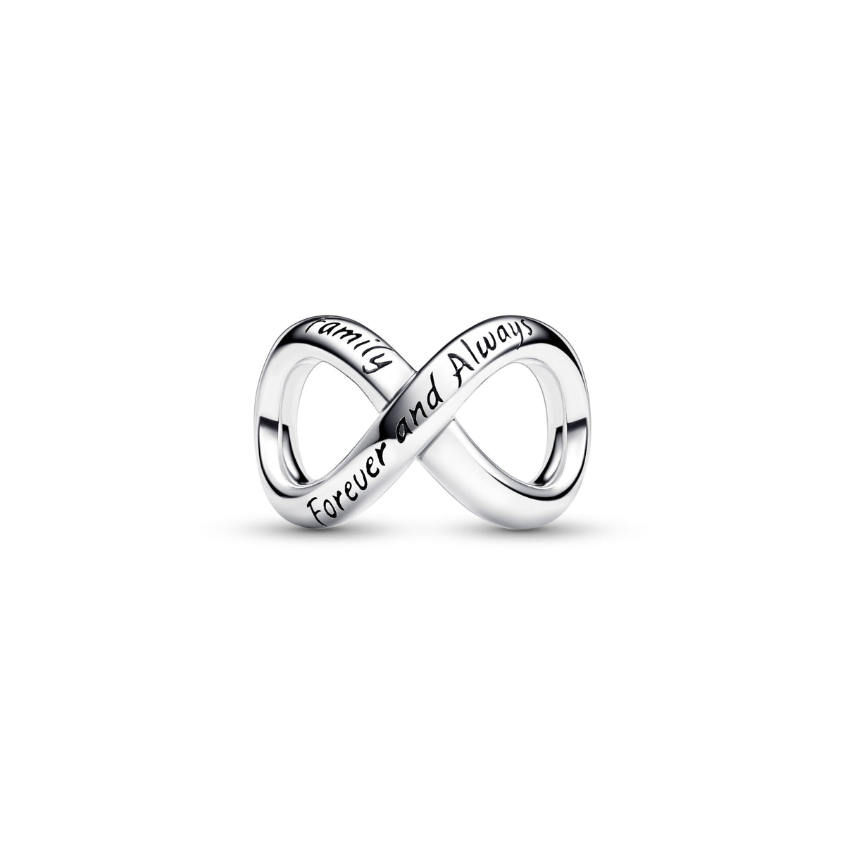 Pandora Forever & Always oneindigheidsbedel zilver