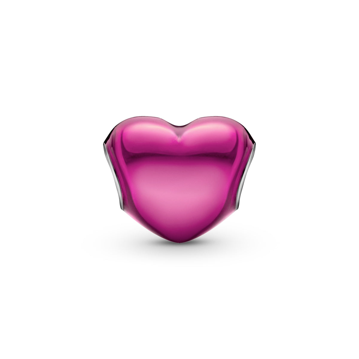 Pandora Metallic Roze Hart Bedel zilver 793337C03