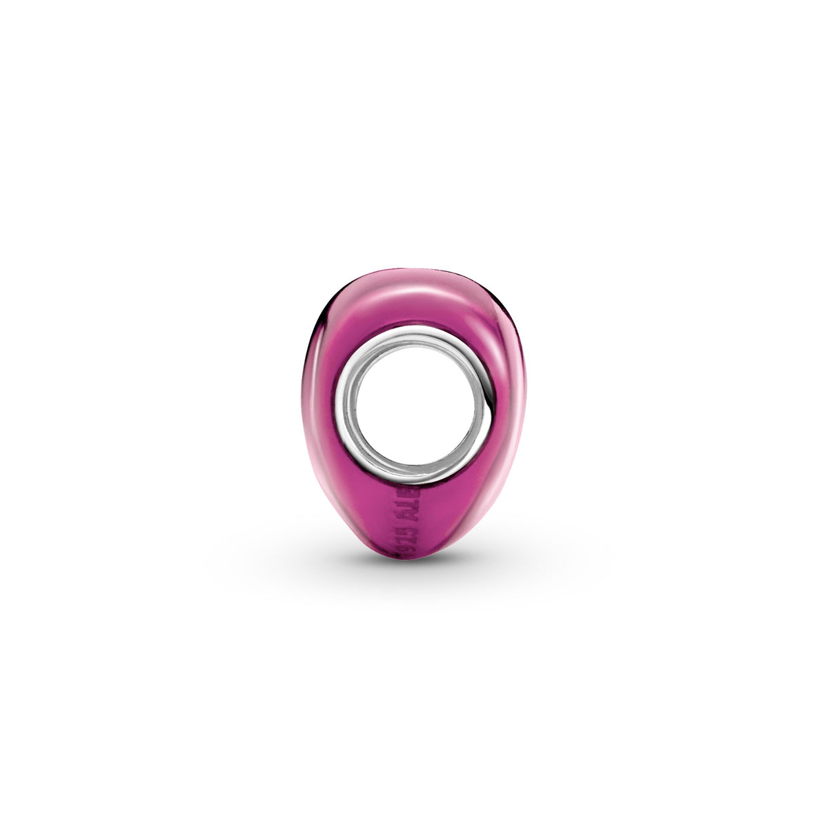 Pandora Metallic Roze Hart Bedel zilver 793337C03