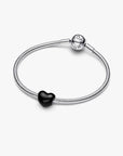 Pandora Metallic Hart Bedel 793337C04 – Zwart