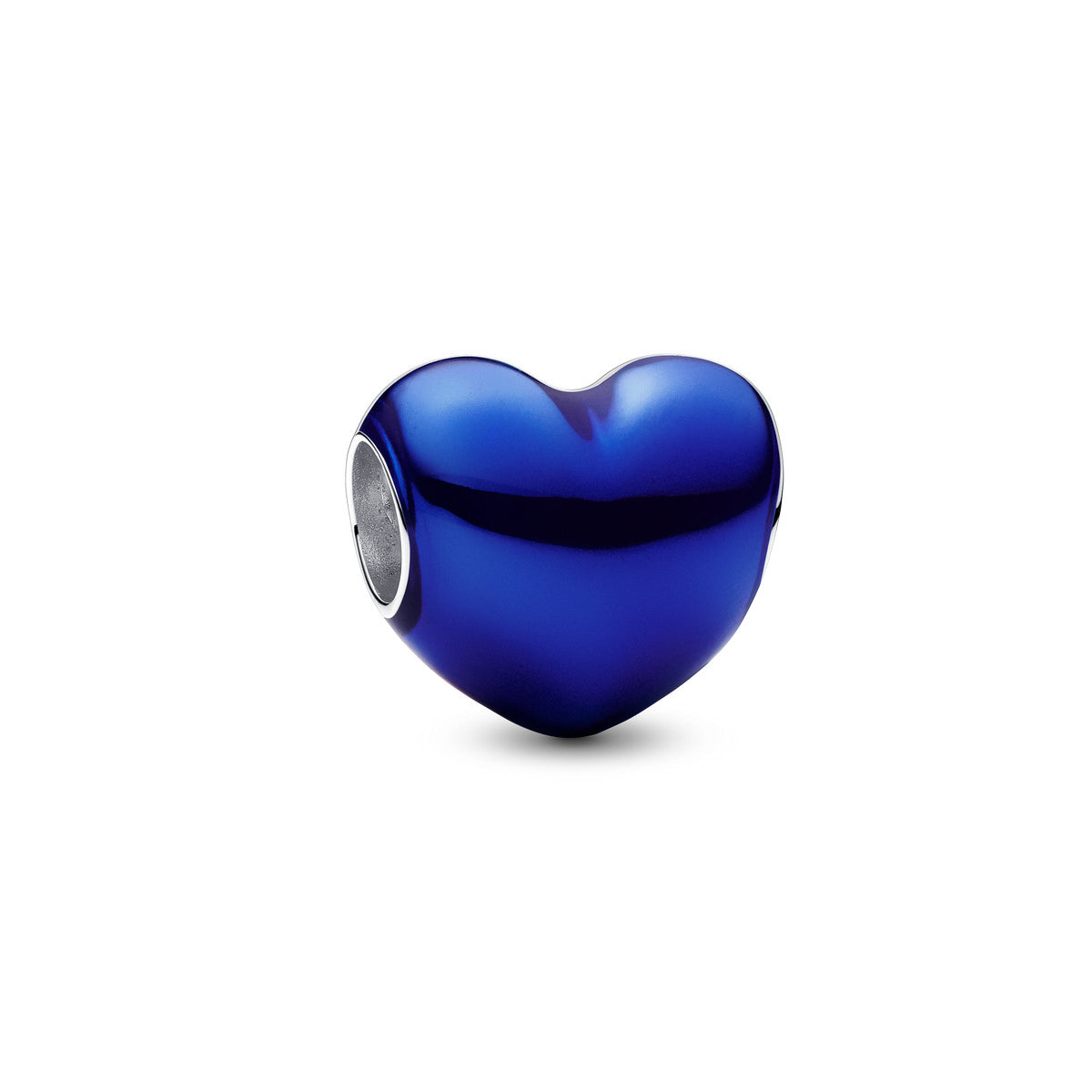 Pandora Metallic Blauwe Hart Bedel zilver - 793337C05