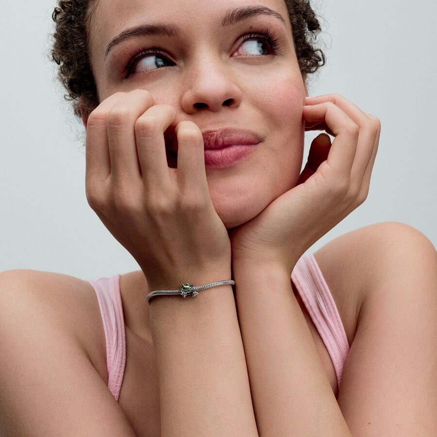 Pandora Klimmende Kikker Bedel zilver - 793342C01
