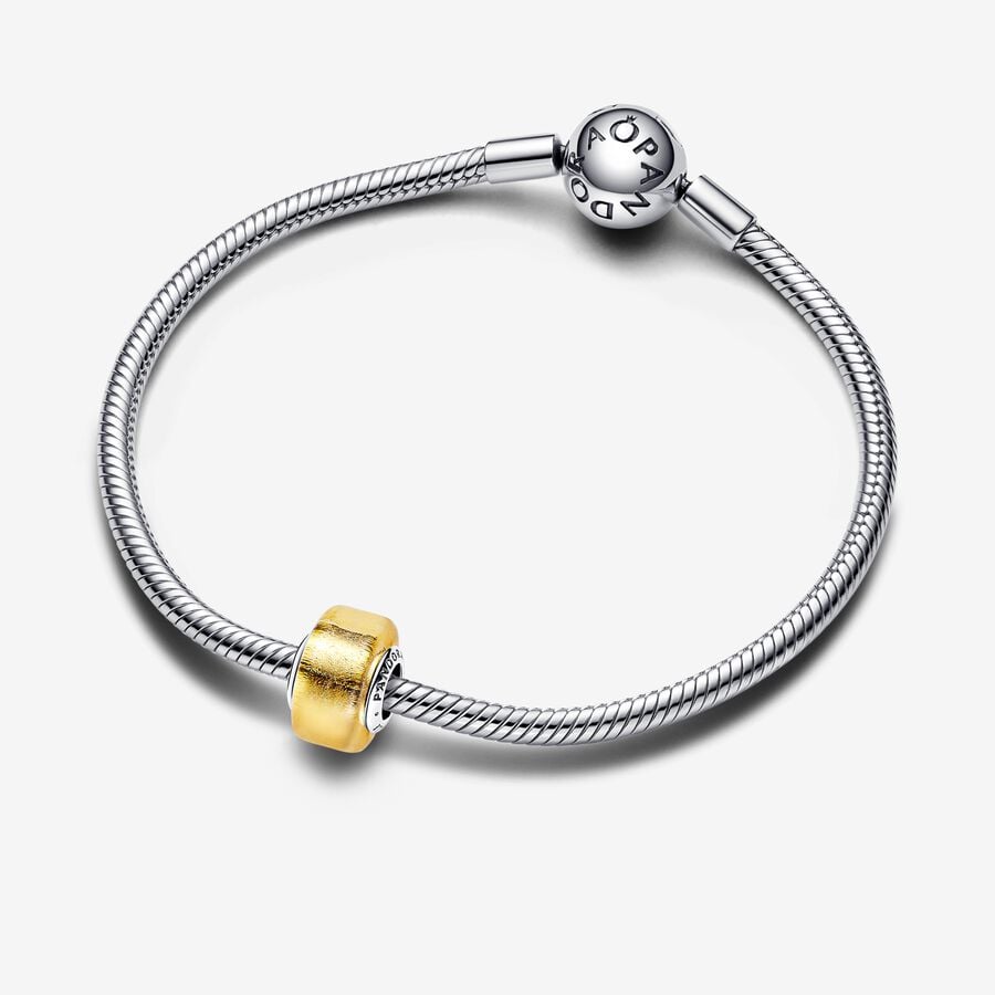 Pandora Goudkleurige minibedel van muranoglas - 793353C00