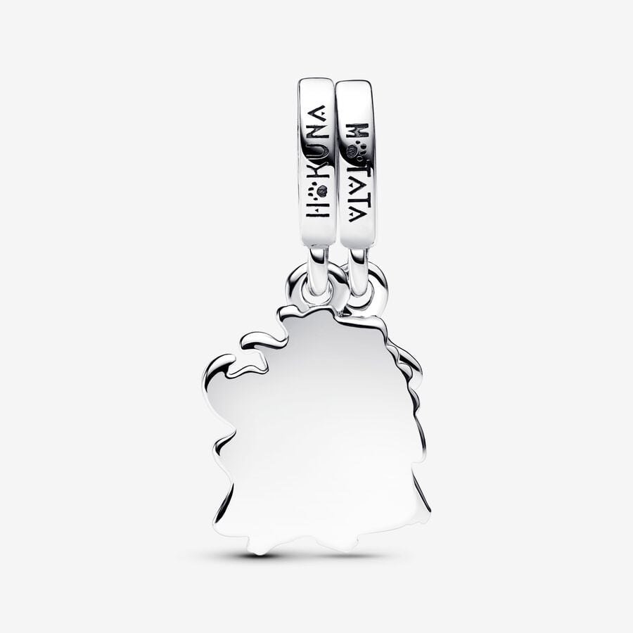 Pandora Disney The Lion King Simba, Pumbaa & Timon Deelbare Hangende Bedel zilver - 793357C01