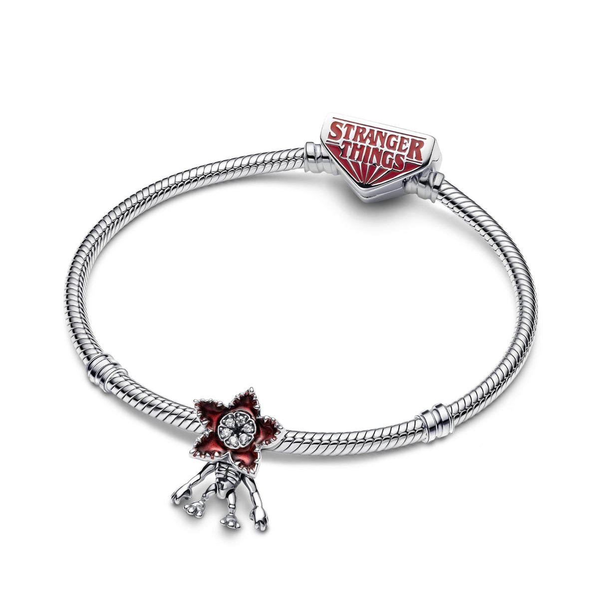 Pandora Stranger Things bedel met beweegbare Demogorgon zilver 793562C01